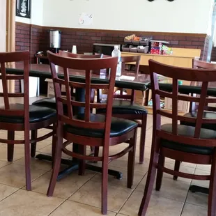 Big table in dining room