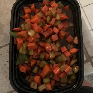 Can't stomach anymore bland carrots so this is going in the garbage, sorry