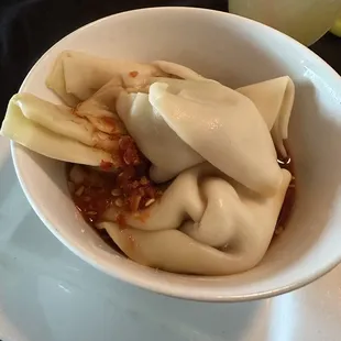 Spicy Wonton...never again