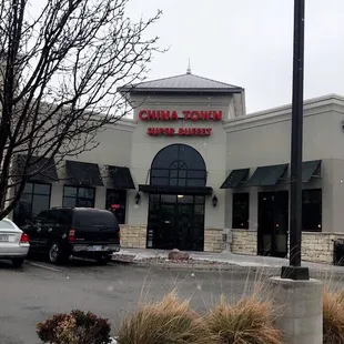 the front of the restaurant