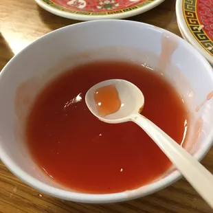 Jelly consistency sweet and sour sauce
