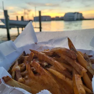a basket of fries
