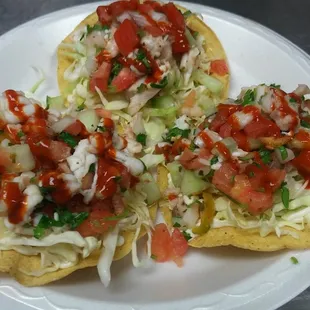 TOSTADAS DE CEVICHE