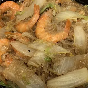 Shrimp with Cellophane noodles