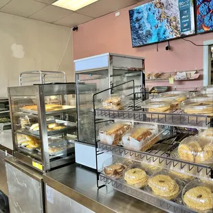 interior, bagels