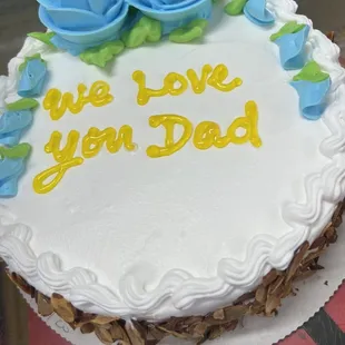 This was the second cake.