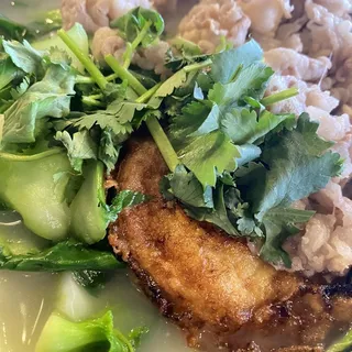 Beef Flat Noodle Soup