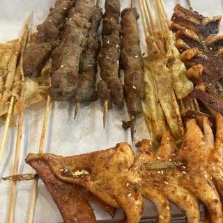 Bacon with Asparagus Skewer