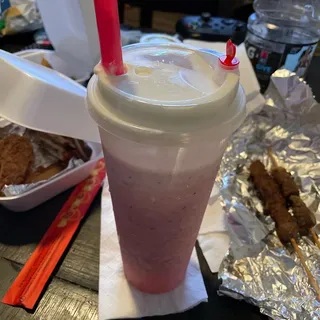 Strawberry Juice with Tea Special