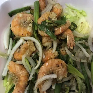 Salt and pepper shrimps