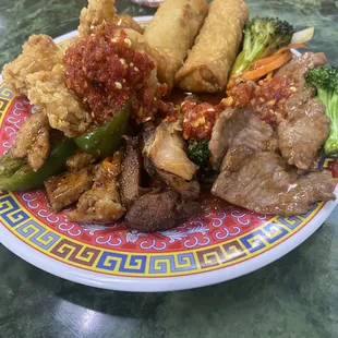 Items from buffet