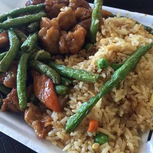 2 item combo + water. Avg. cost $7.50