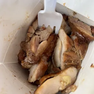 Teriyaki chicken without the sauce