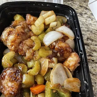 Kung Pao Shrimp- medium size also the size for Lunch Special