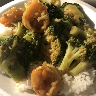 Shrimp  and Broccoli