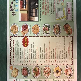 Menu page 1
