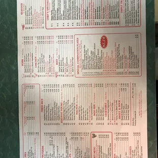 Menu page 2