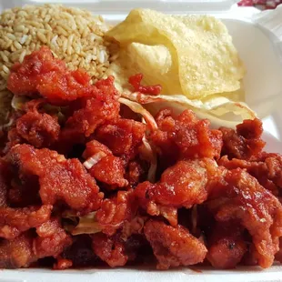 Orange Chicken Lunch Special