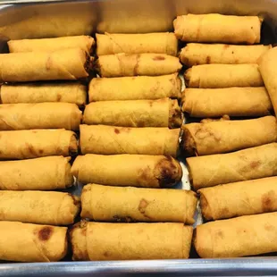 a tray full of fried food