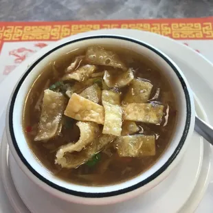 Hot and sour soup. Ben makes the best!