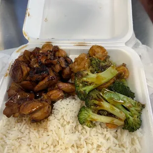 chicken and broccoli