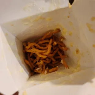 a close up of a box of chinese gourmet