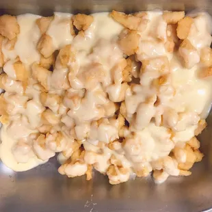 a dish of chinese food