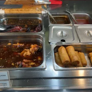 Combo items and egg rolls