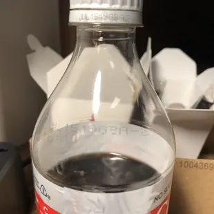 Note the date on the bottle. This photo was taken 1/21/2020. How do you serve a sealed but flat soda?