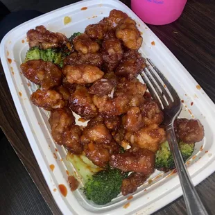 Orange chicken - very good!