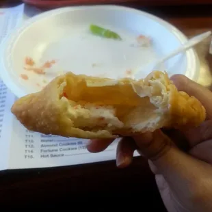 Wasn&apos;t much filling in the crab rangoon