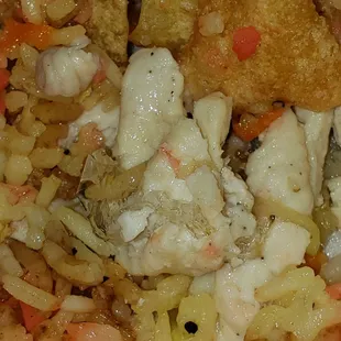 This is my first time eating here, and I won't be back.  There was plastic in my chicken.