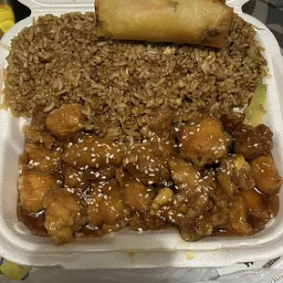 Sesame Chicken Dinner Combo Special