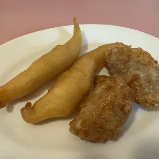 Fried Shrimp and Pot Stickers