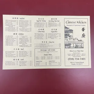 Menus