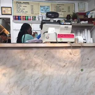 Front counter
