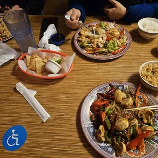 plates of food on a table