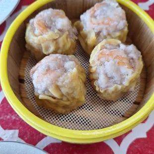 Shrimp and pork shu mai
