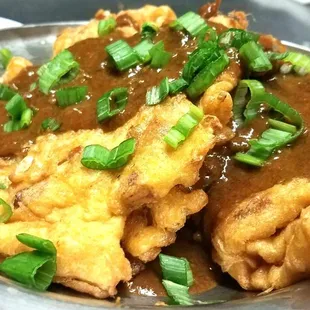 Egg Foo Young with Brown Gravy