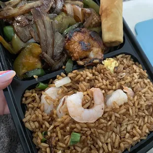 D15. Hot Pepper Shrimp Platter