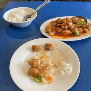 sweet and sour pork! Yummy