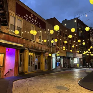 Outside of the restaurant