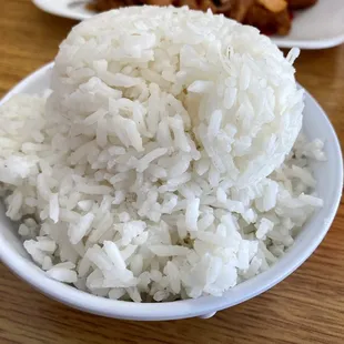 Steamed rice