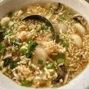 Sizzling Rice Soup