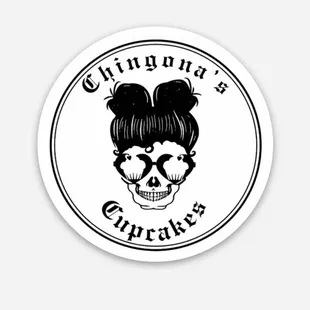 The official logo for Chingona&apos;s Cupcakes