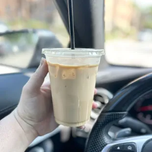 Iced Lavender Vanilla Latte