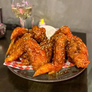 fried chicken wings, poultry, bbq chicken, chicken, chicken wings, food, chicken wings and fried chicken, fried chicken, bbq wings