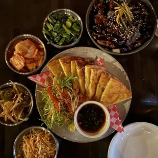 side dishes + pajeon