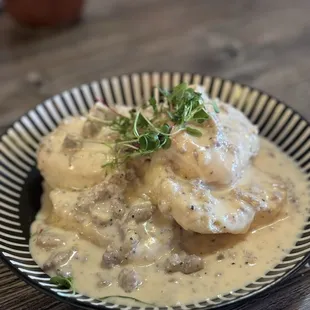 Biscuits and gravy