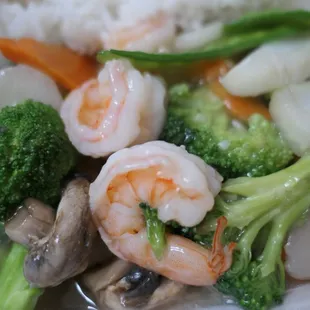 Shrimp with Vegetables